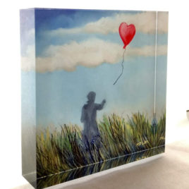 ABB – “Sending Love” – acrylic block