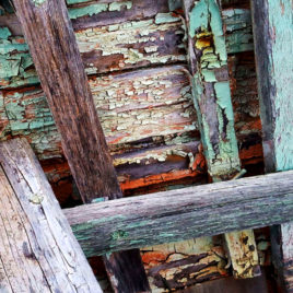 Weathered Boat- card